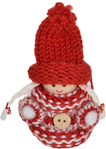 CREOFANT 24 Pieces Nordic Gnome Decorative Ornaments Christmas Decor Gnome Small Gnome with Knit Hat Gnome Ornaments Decorative Figures Christmas Dwarf