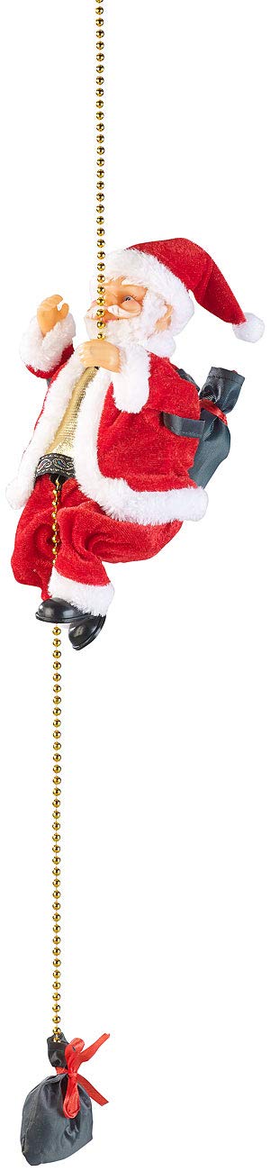 infactory Hanging Santa Claus: Climbing Santa Santa Crawl (Climbing Santa Claus, Santa climbs, Electric climbing)