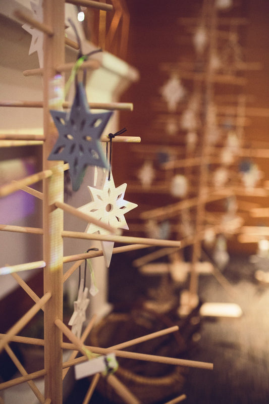 xmas3 L 190 cm Wooden Christmas Tree, Natural, 100 x 100 x 190 cm