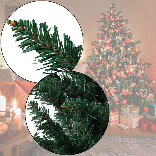 BB Sport Christmas Tree 180 cm Dark Green PVC Artificial Fir Tree Foldable Stand System