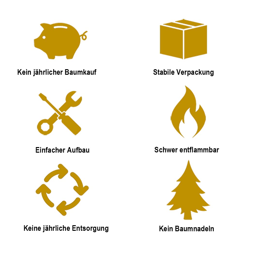 RS Trade 1101 Colorado Mix 120 cm Christmas tree PVC artificial (Ø approx. 76 cm) with 446 tips - quick assembly folding system, flame retardant, fake fir tree including metal stand.