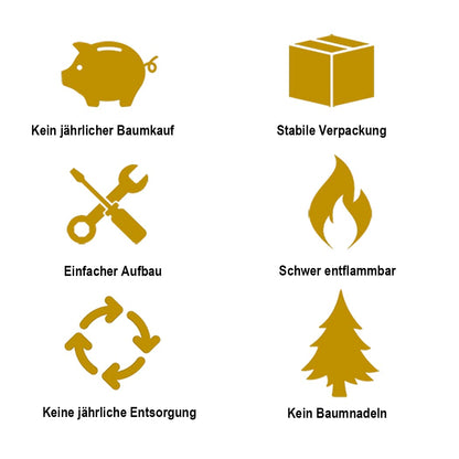 RS Trade 1101 Colorado Mix 120 cm Christmas tree PVC artificial (Ø approx. 76 cm) with 446 tips - quick assembly folding system, flame retardant, fake fir tree including metal stand.