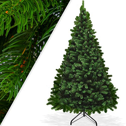 KESSER® Artificial Christmas Tree PE 180cm with 780 tips, artificial Noble Fir tree quick setup including Christmas tree stand, Christmas decoration - PE green 1.8m pine Christmas