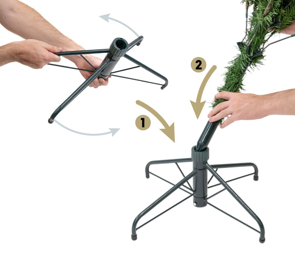 Christmas tree 180 cm - lifelike artificial fir with stand - fir tree for Christmas - Christmas Tree