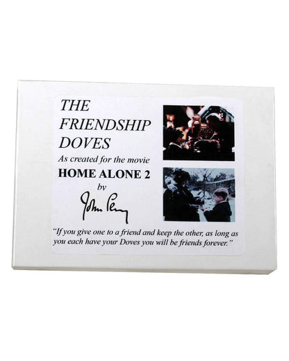 John Perry Christmas Turtle Doves, a symbol of friendship and love at Christmas. 2-piece set from the official artist of the film.