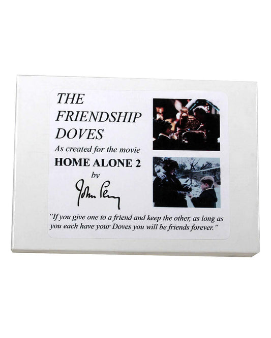 John Perry Christmas Turtle Doves, a symbol of friendship and love at Christmas. 2-piece set from the official artist of the film.