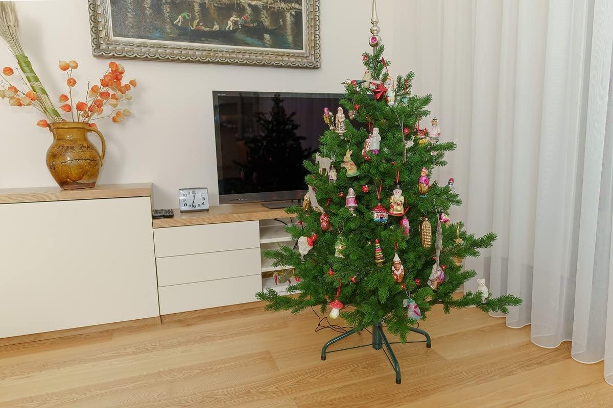 EveXmas - Altair-125cm- High-quality artificial Christmas tree - Easy to assemble Beautiful tree tips made of 100% PE - Very natural looking tree