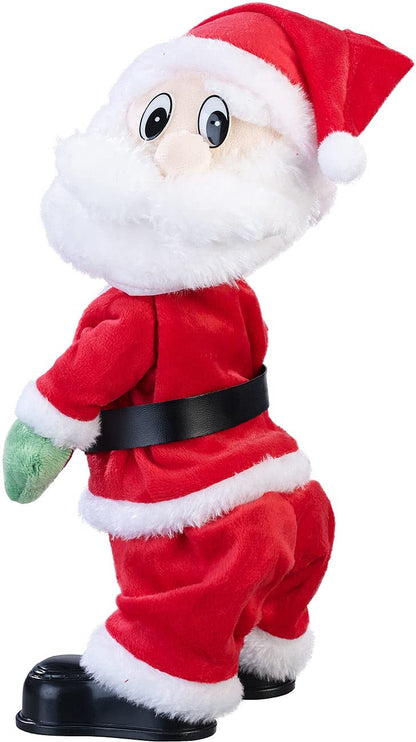 infactory Dancing Santa Claus: Singing and twerking Santa Claus, 30 cm (Twerking, Twerk, Christmas)