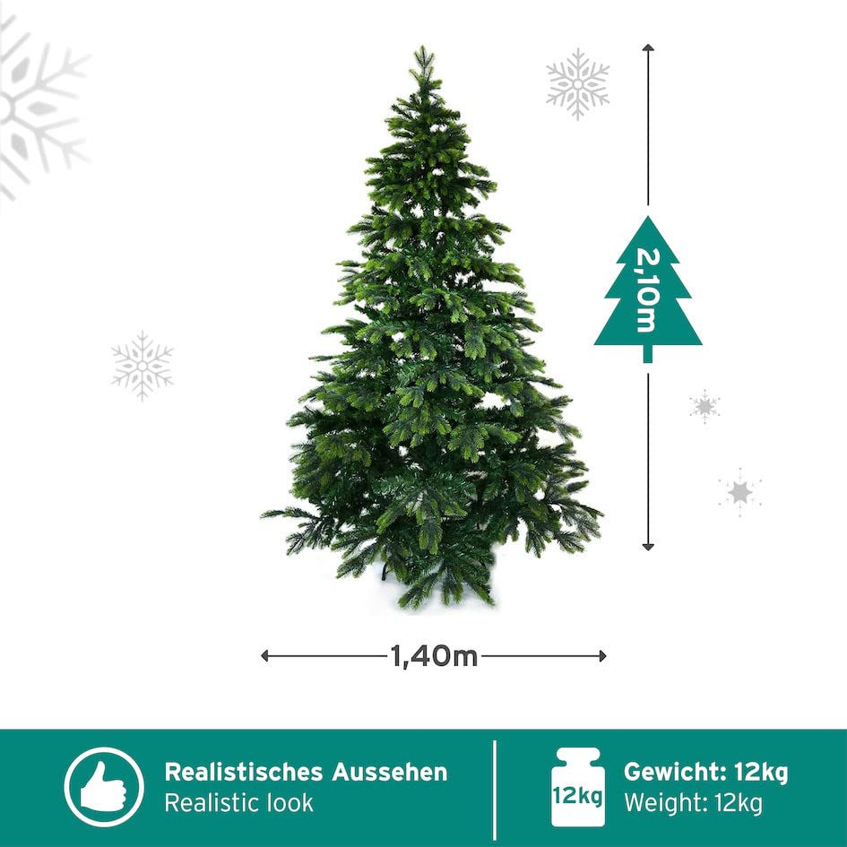 Garden Pirate Artificial Christmas Tree BonTree Fir 210 cm Artificial Christmas Tree
