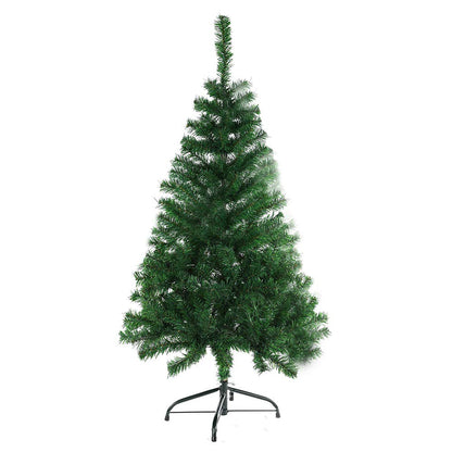 COOSNUG 120cm Artificial Green Christmas Tree with Metal Tree Stand, Non-flammable.