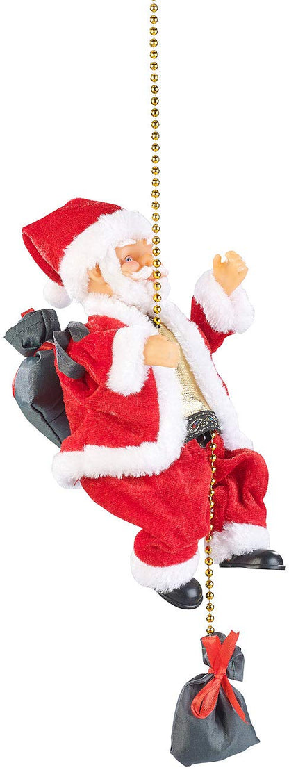 infactory Hanging Santa Claus: Climbing Santa Santa Crawl (Climbing Santa Claus, Santa climbs, Electric climbing)