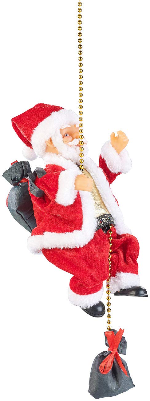 infactory Hanging Santa Claus: Climbing Santa Santa Crawl (Climbing Santa Claus, Santa climbs, Electric climbing)