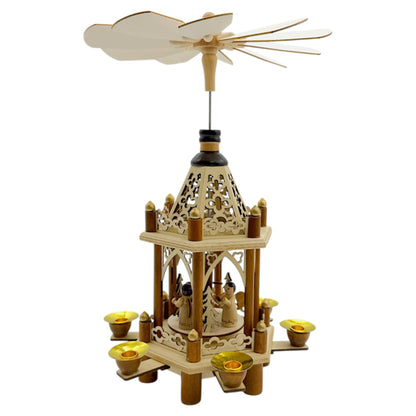 Elf workshop collection Christmas pyramid Carolers Original 2 floors