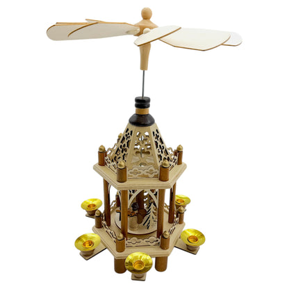 Elf workshop collection Christmas pyramid Carolers Original 2 floors