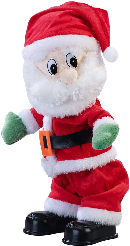 infactory Dancing Santa Claus: Singing and twerking Santa Claus, 30 cm (Twerking, Twerk, Christmas)