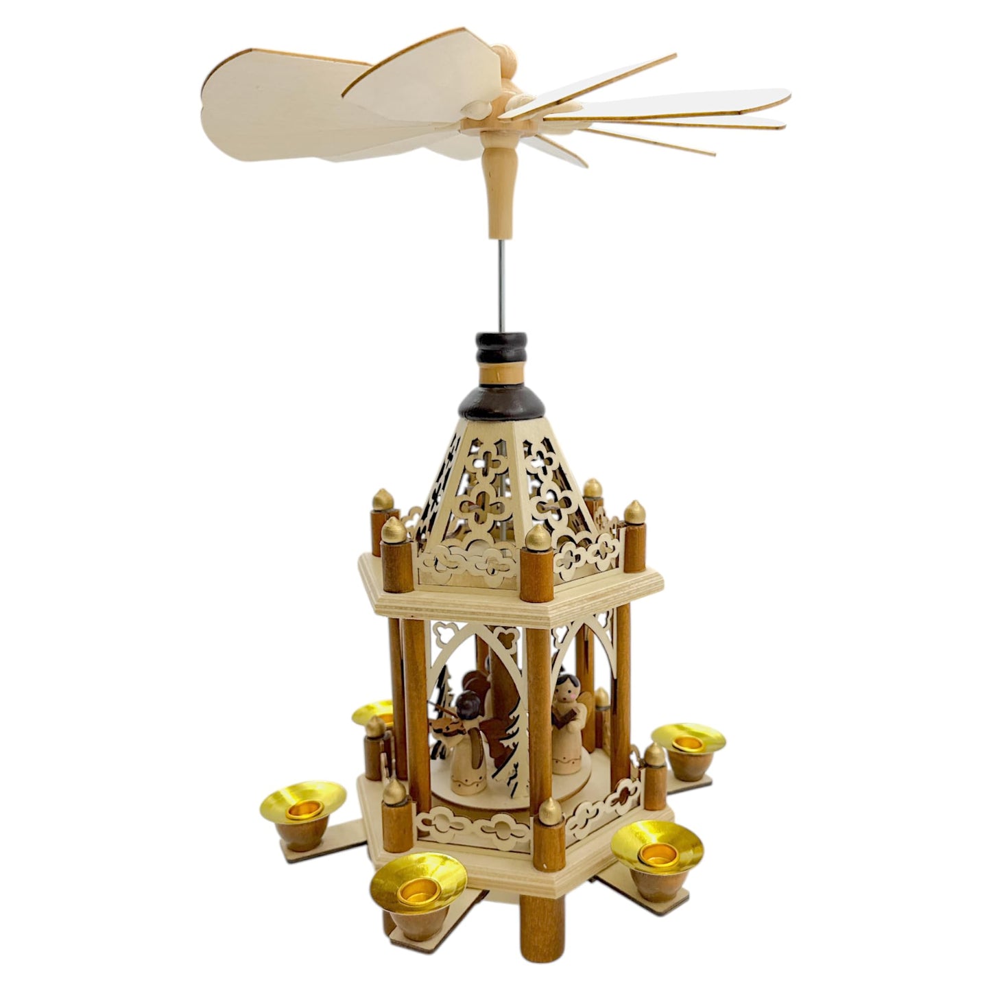 Elf workshop collection Christmas pyramid Carolers Original 2 floors