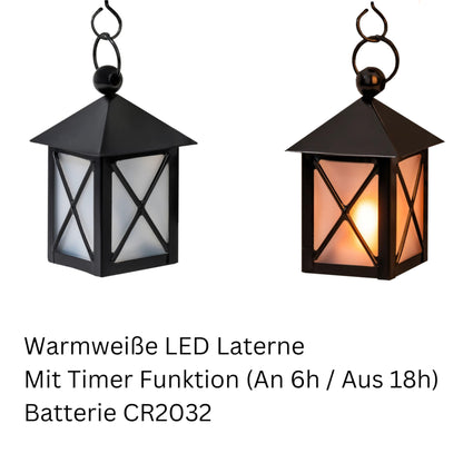 Christmas decor figures large 42cm illuminated indoor LED figures Christmas with timer winter decoration window sill decor figure with lantern living room elf moose snowman Santa Claus