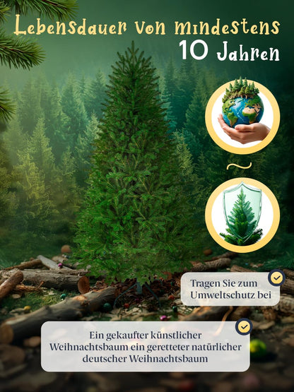 Altair Series artificial Christmas tree made from 100% die-cast.