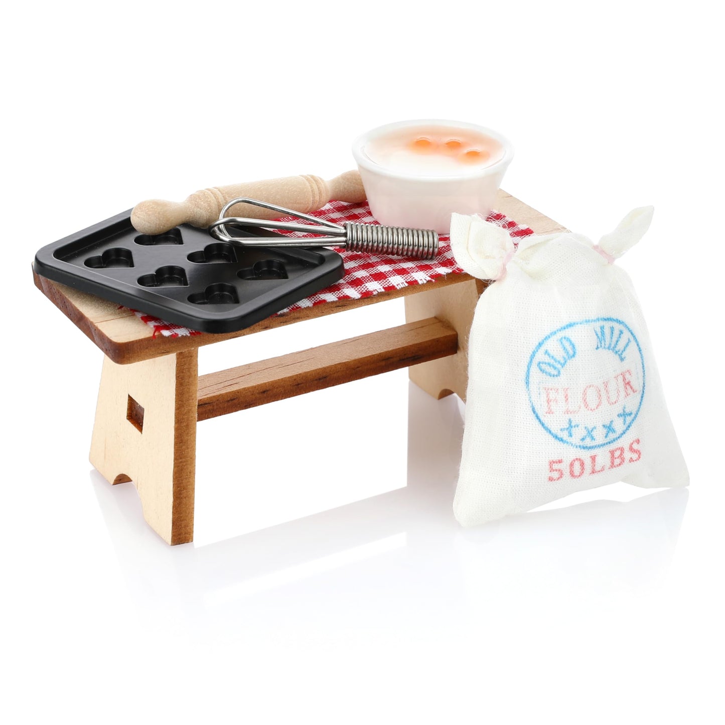 North Star Elf Door Set - Complete set including elf letters, moving boxes, construction site, signs, and many other accessories for the Advent season, DIY decoration for Christmas.