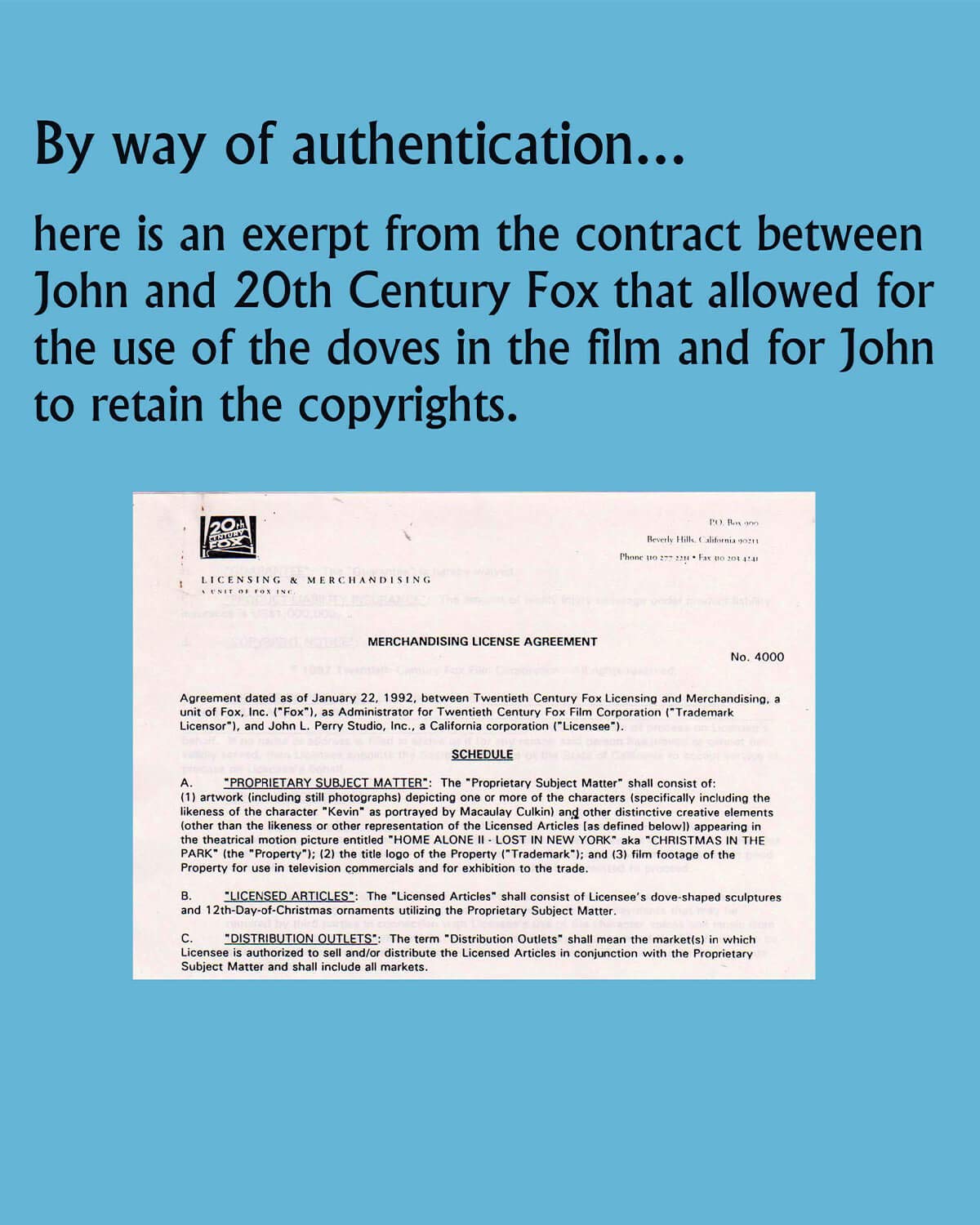 John Perry Christmas Turtle Doves, a symbol of friendship and love at Christmas. 2-piece set from the official artist of the film.