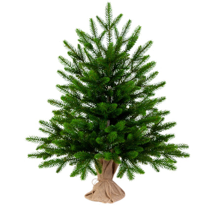 EveXmas- Onyx -65cm- High-quality artificial small Christmas tree – Easy to assemble Beautiful tree tips made of 100% PE injection moulding - Very natural looking tree