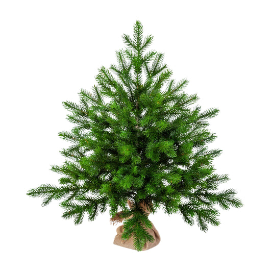 EveXmas - Altair 65cm - Artificial Christmas Tree Realistic Mini Pine Tree made of 100% PE injection-molded needles, Premium Tabletop Christmas Tree for Home Christmas Decor.