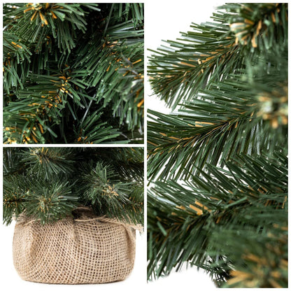 Creative Home Small Artificial Christmas Tree | 40 cm | Artificial Christmas Tree Decor | Table, Windowsill, Office Christmas Tree | Indoor, Outdoor | Gift for Christmas Decoration Ornament