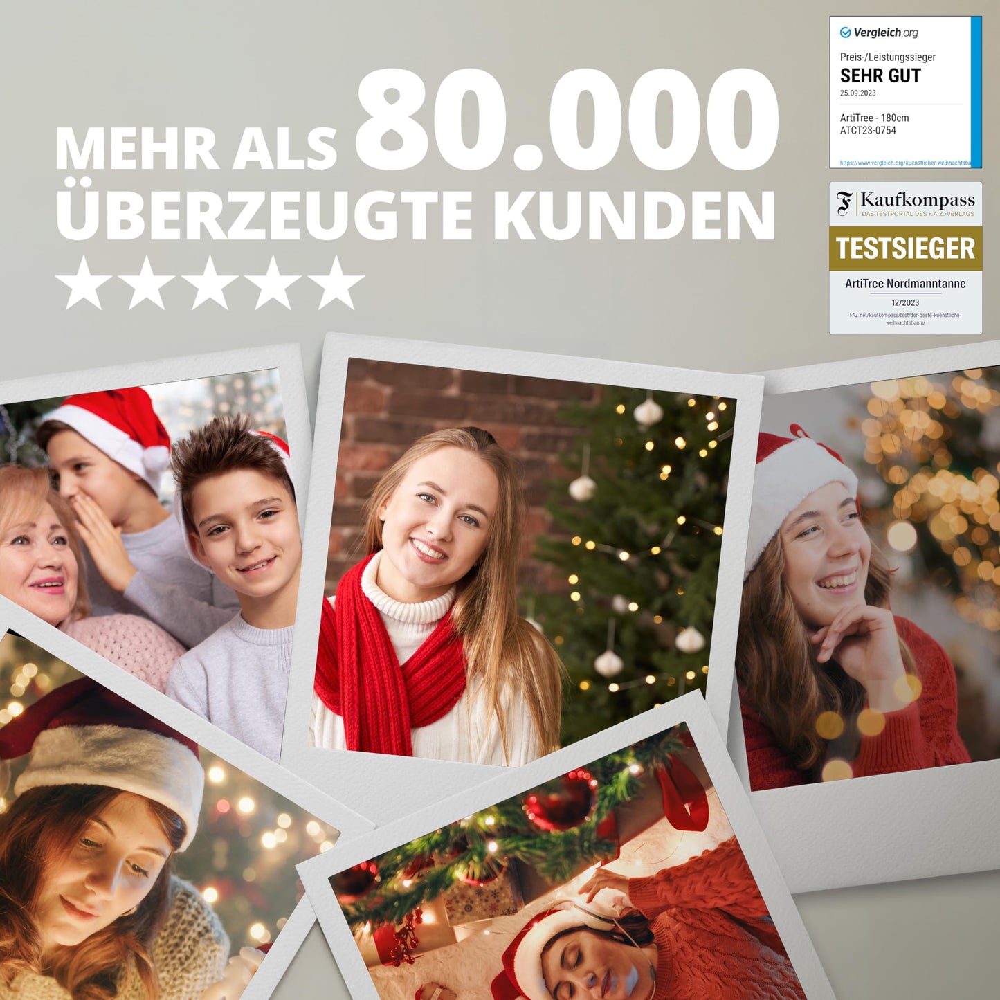 ArtiTree Nordmann Fir - Artificial Christmas Tree