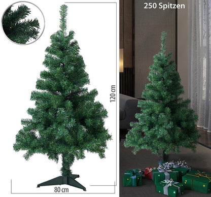 infactory Christmas tree: Artificial Christmas tree, 120 cm, 250 tips, with stand (Artificial Christmas tree, Assemble fir tree, Christmas ornament)