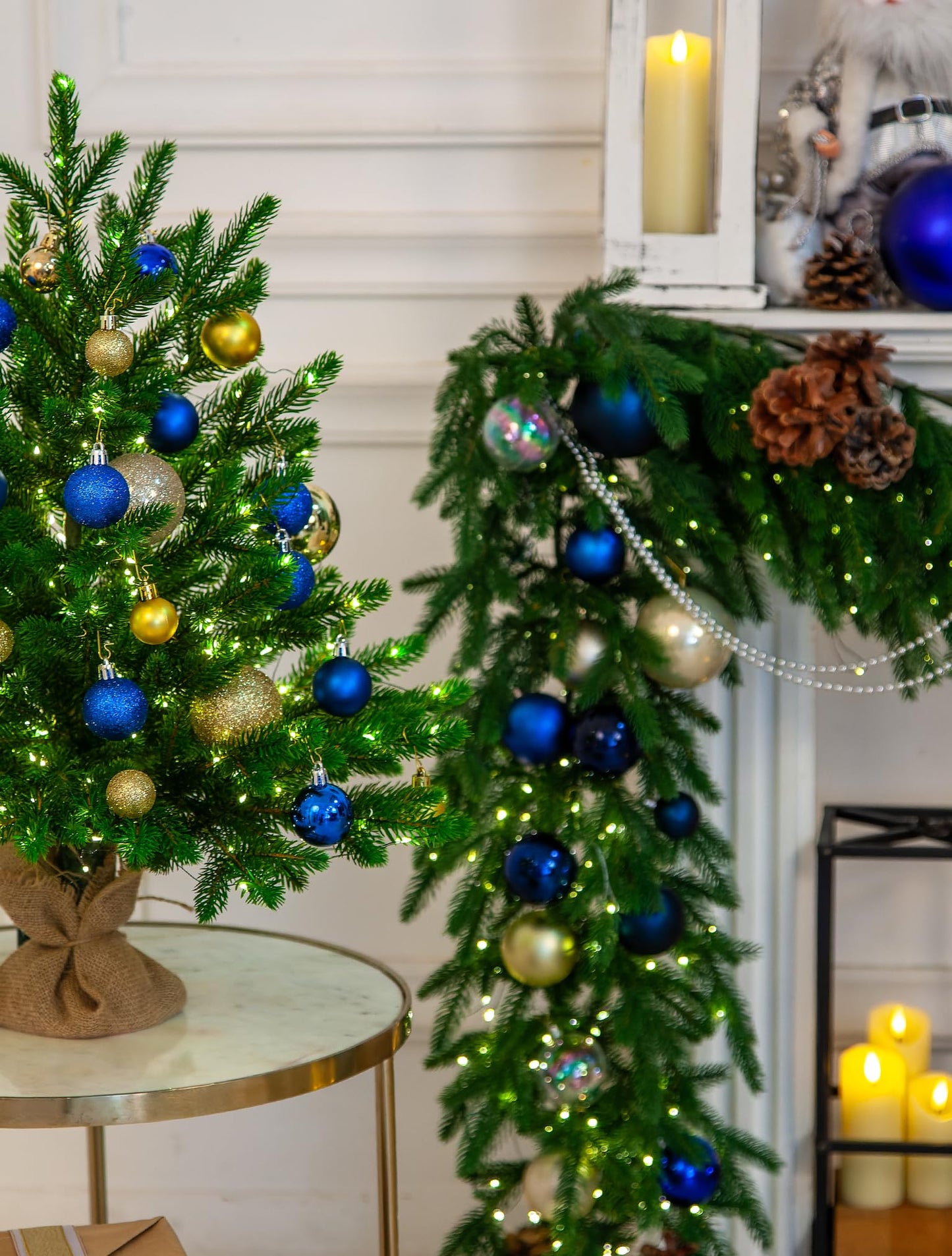 EveXmas- Onyx -65cm- High-quality artificial small Christmas tree – Easy to assemble Beautiful tree tips made of 100% PE injection moulding - Very natural looking tree