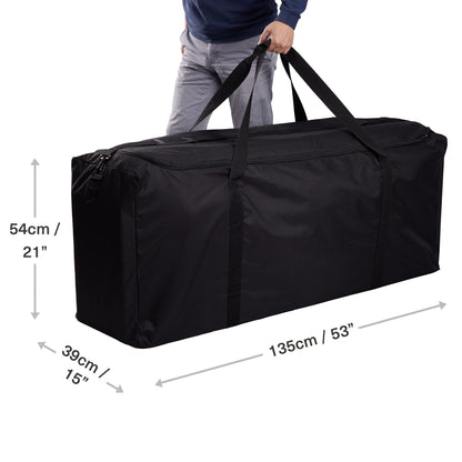 BRAMBLE - XXL Storage Bag (135x39x54cm) - Christmas tree, clothing, bedding - Waterproof & Tear-resistant - Moving bag, Christmas tree box, Holiday organizer.