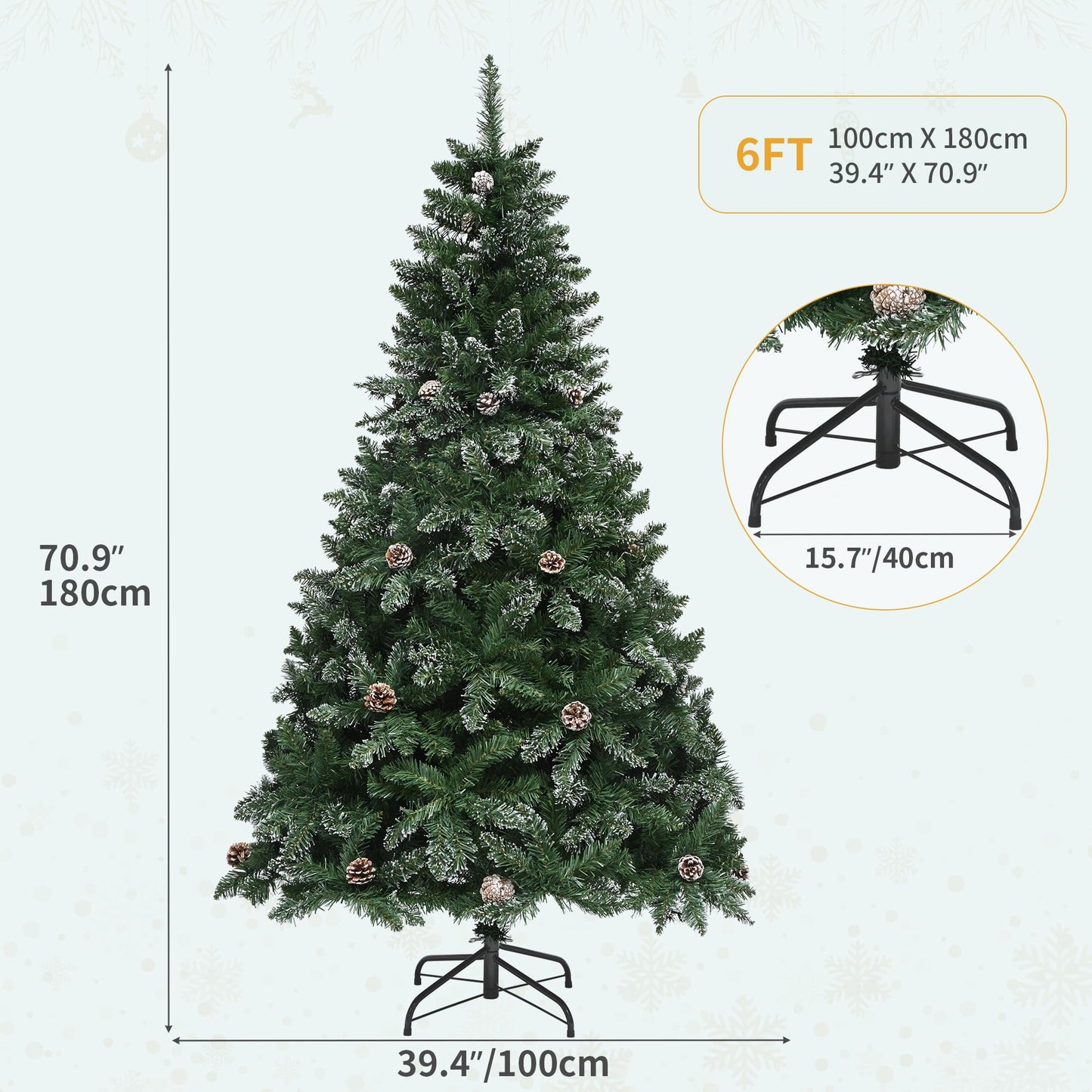 YITAHOME Artificial Christmas Tree