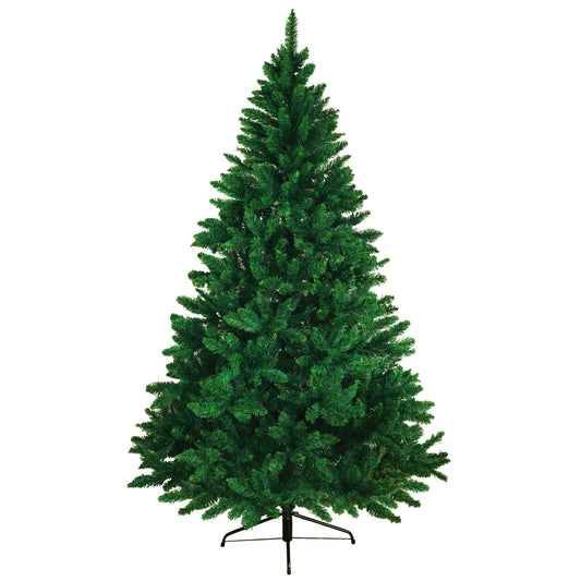 BB Sport Christmas Tree 210 cm Medium Green PVC Artificial Pine Tree Foldable Stand System