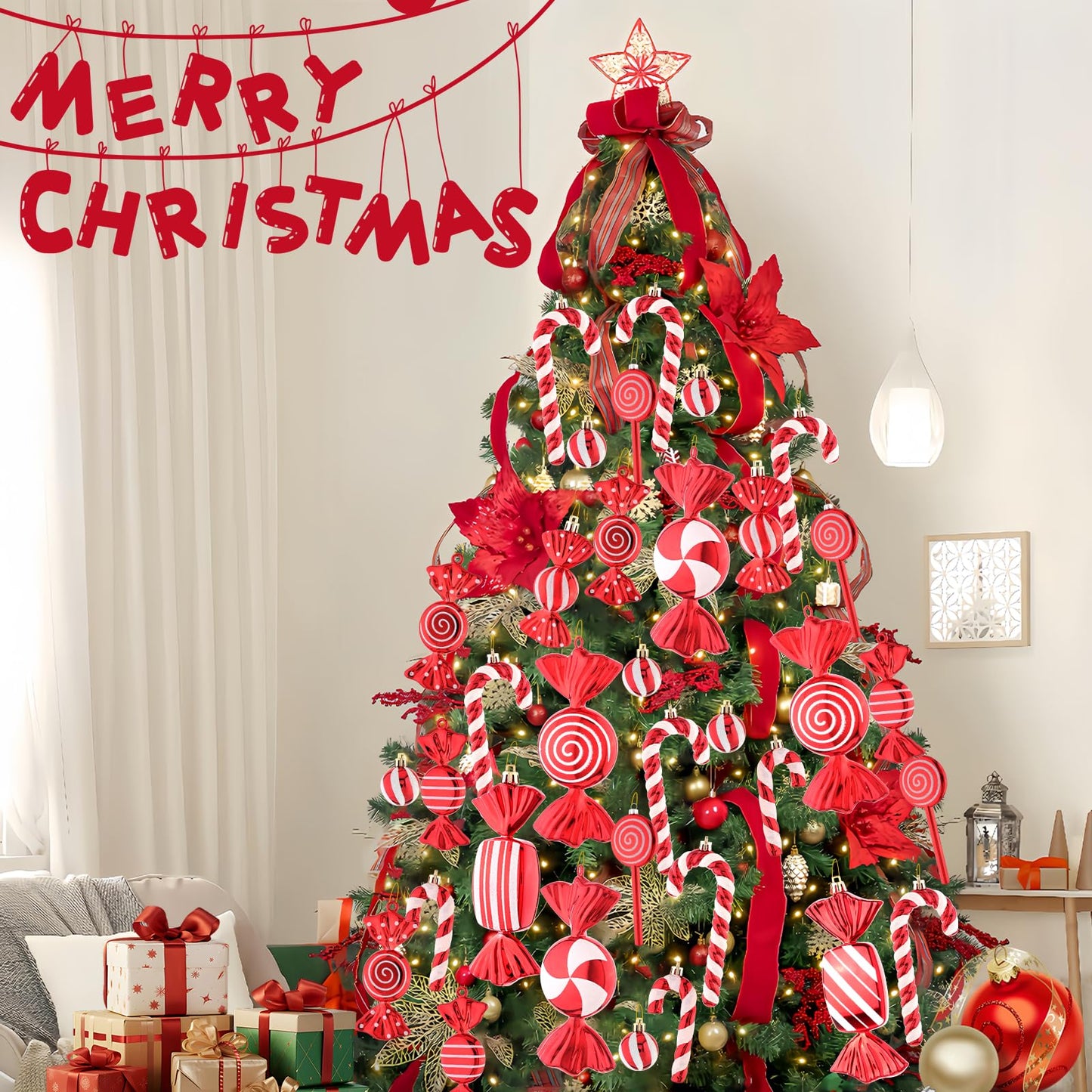 Lanpn Candy Cane Christmas Tree Decoration