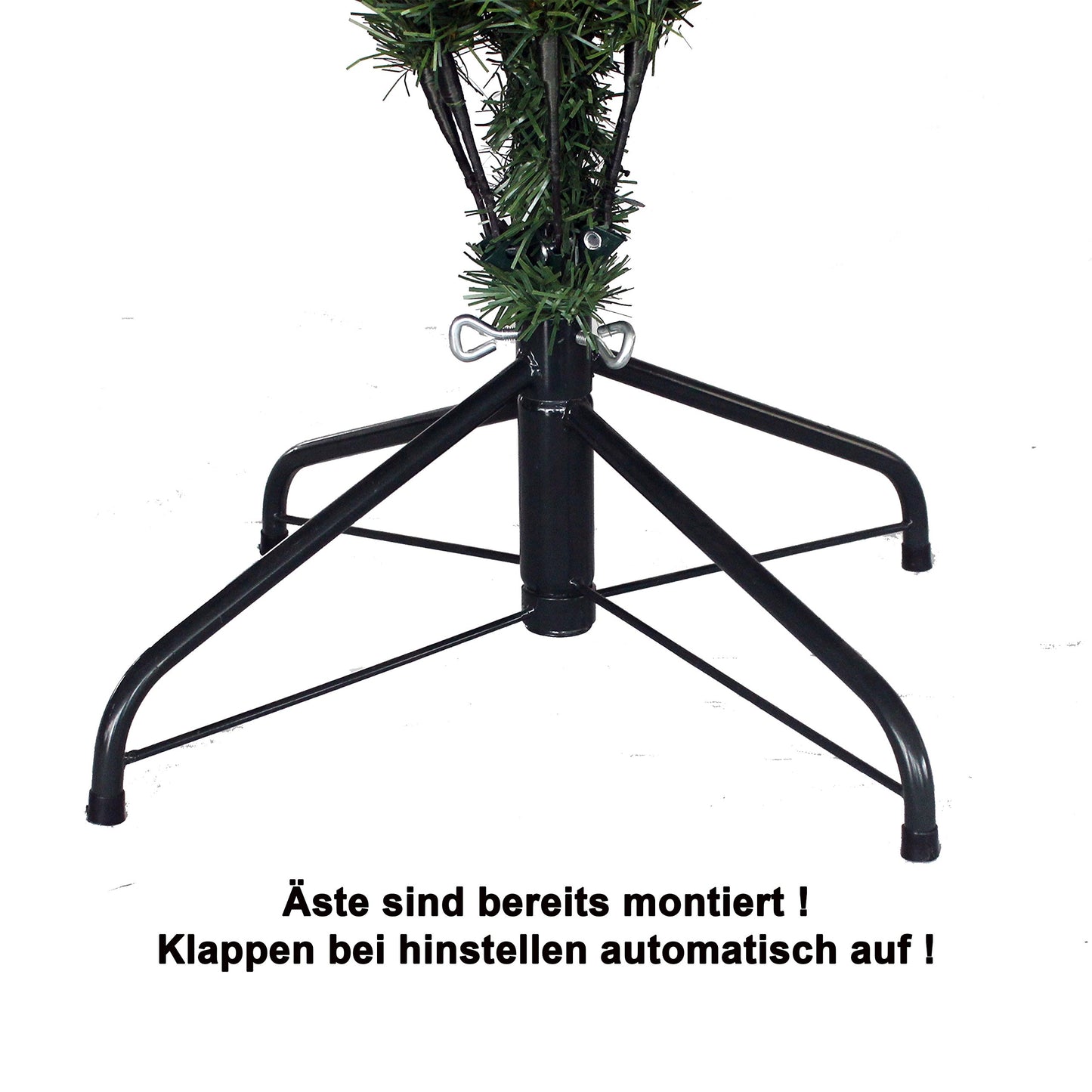 RS Trade HXT 15013 Snow Tree 270 cm Artificial Christmas Tree with Snow and Cones (Ø approx. 174 cm) approx. 2600 tips, flame retardant, quick setup folding system, including Christmas tree stand.