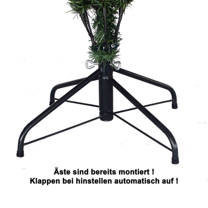 RS Trade HXT 15013 Snow Tree 270 cm Artificial Christmas Tree with Snow and Cones (Ø approx. 174 cm) approx. 2600 tips, flame retardant, quick setup folding system, including Christmas tree stand.