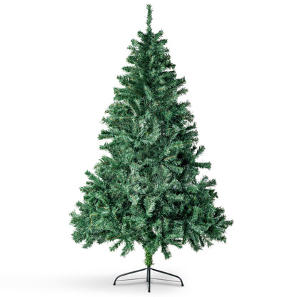 Xonic® Claus artificial Christmas tree Green - 5 sizes: 90-240cm - Realistic fir tree with metal stand - Dense and lifelike (Green, 180cm)