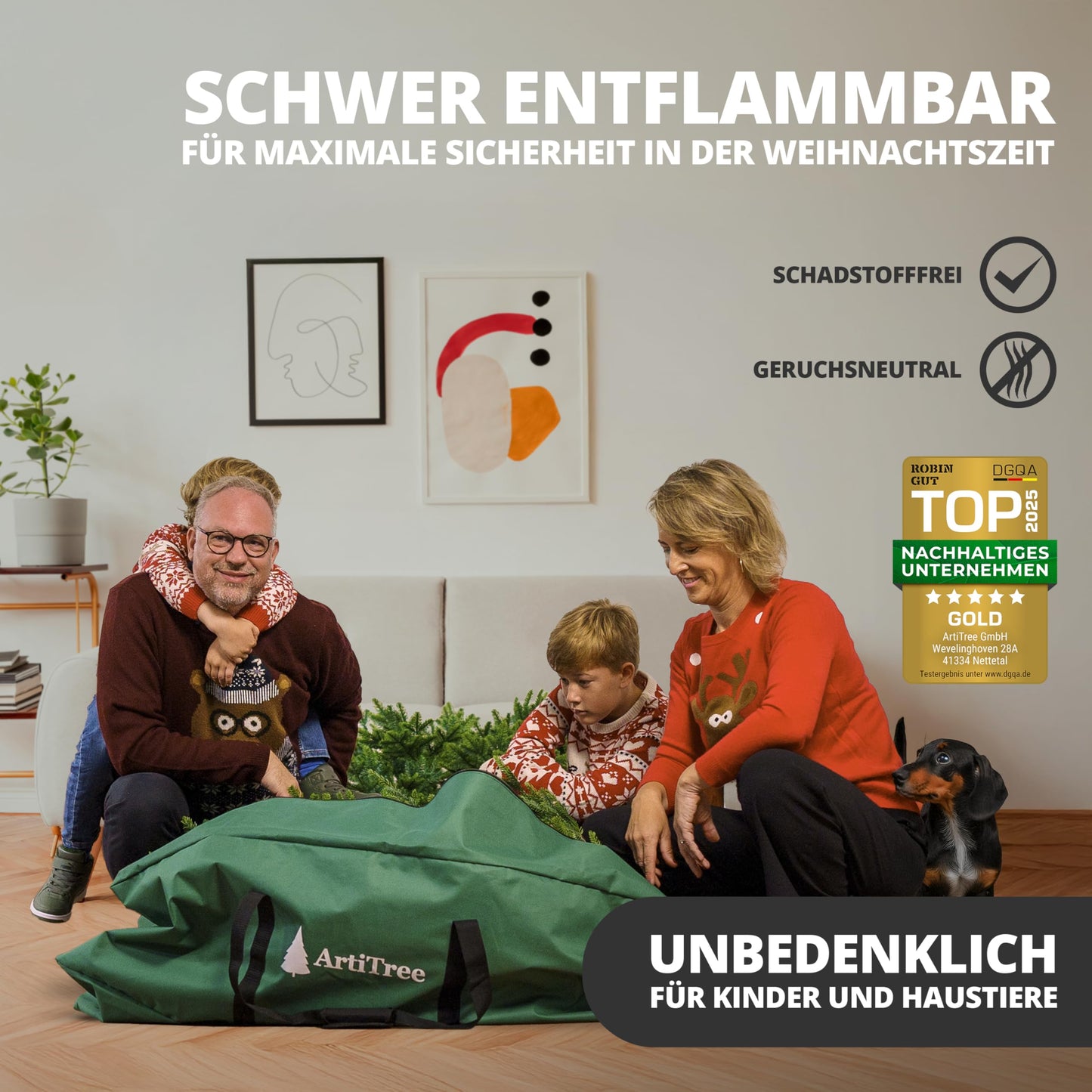 ArtiTree Nordmann Fir - Artificial Christmas Tree