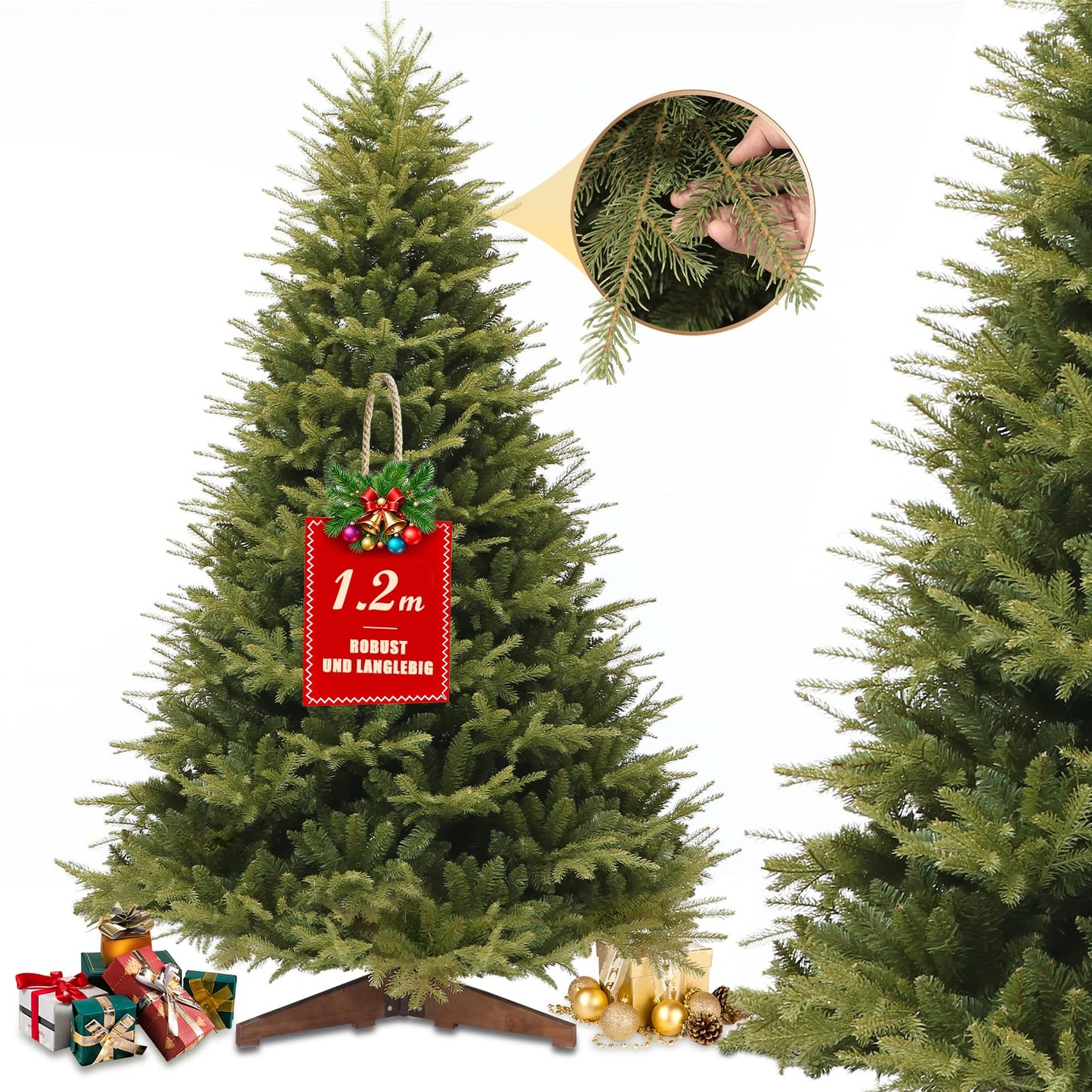STANBOW Artificial Christmas Tree - Lifelike, Dense Branches, Fake Christmas Tree