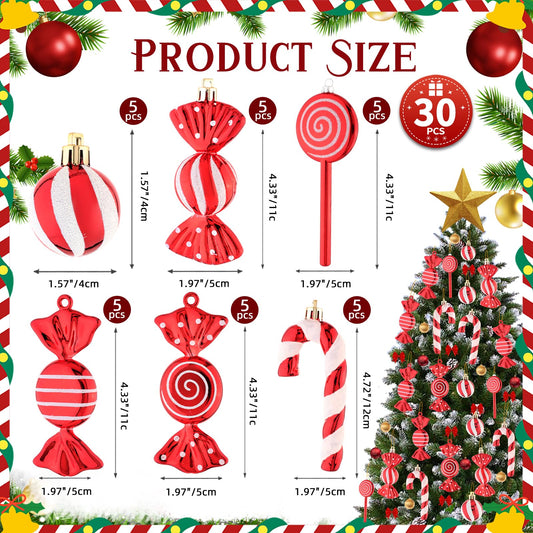 Lanpn Candy Cane Christmas Tree Decoration