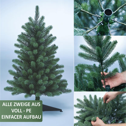 XENOTEC Premium Christmas Tree 85cm - lifelike - artificial fir tree made using injection molding - fake Christmas tree - PE Christmas tree