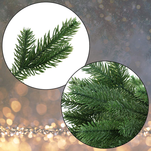 BB Sport Luxury Christmas Tree 150 cm Dark Green Artificial Christmas Tree PE/PVC Injection Molded Blend Pine Tree Stand