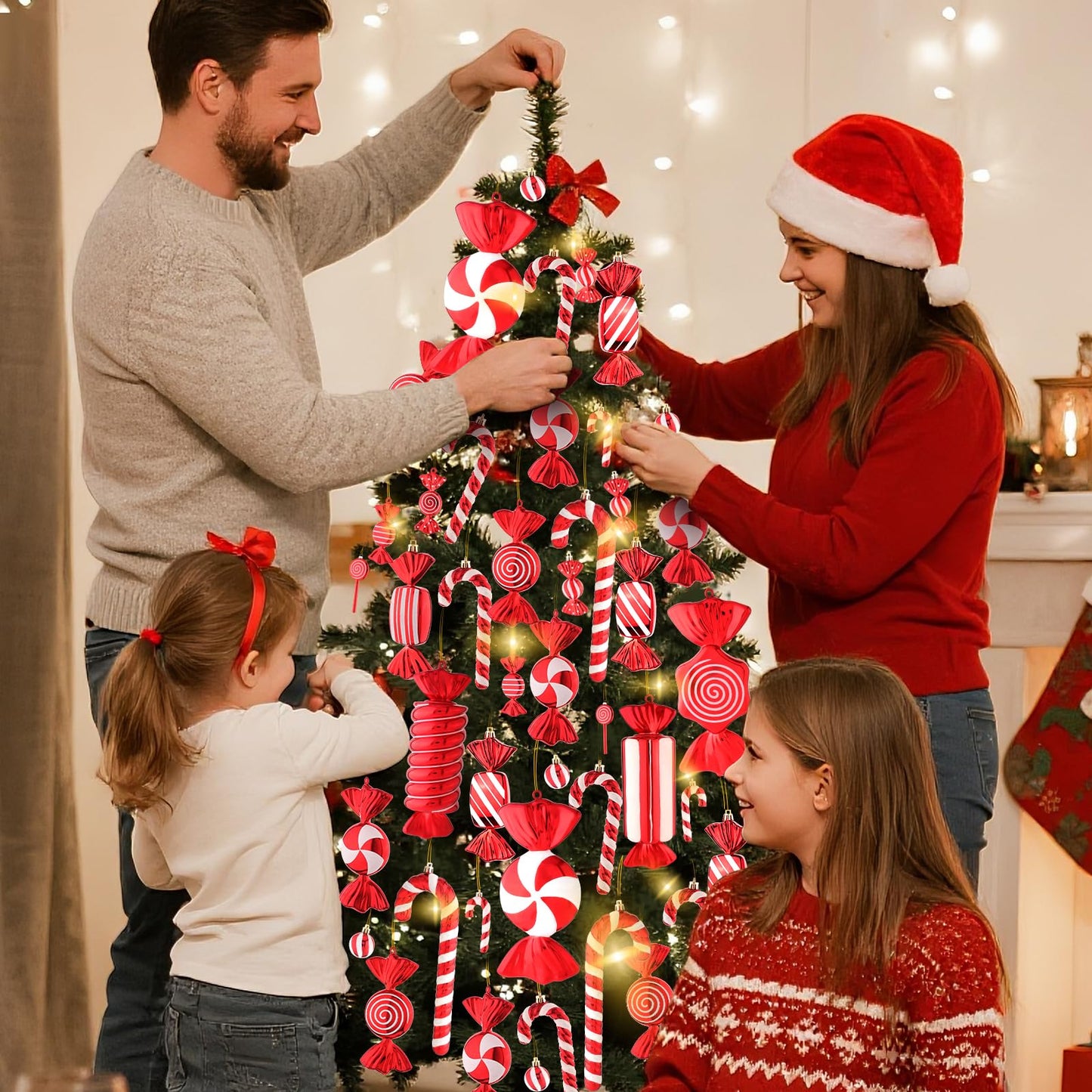 Lanpn Candy Cane Christmas Tree Decoration