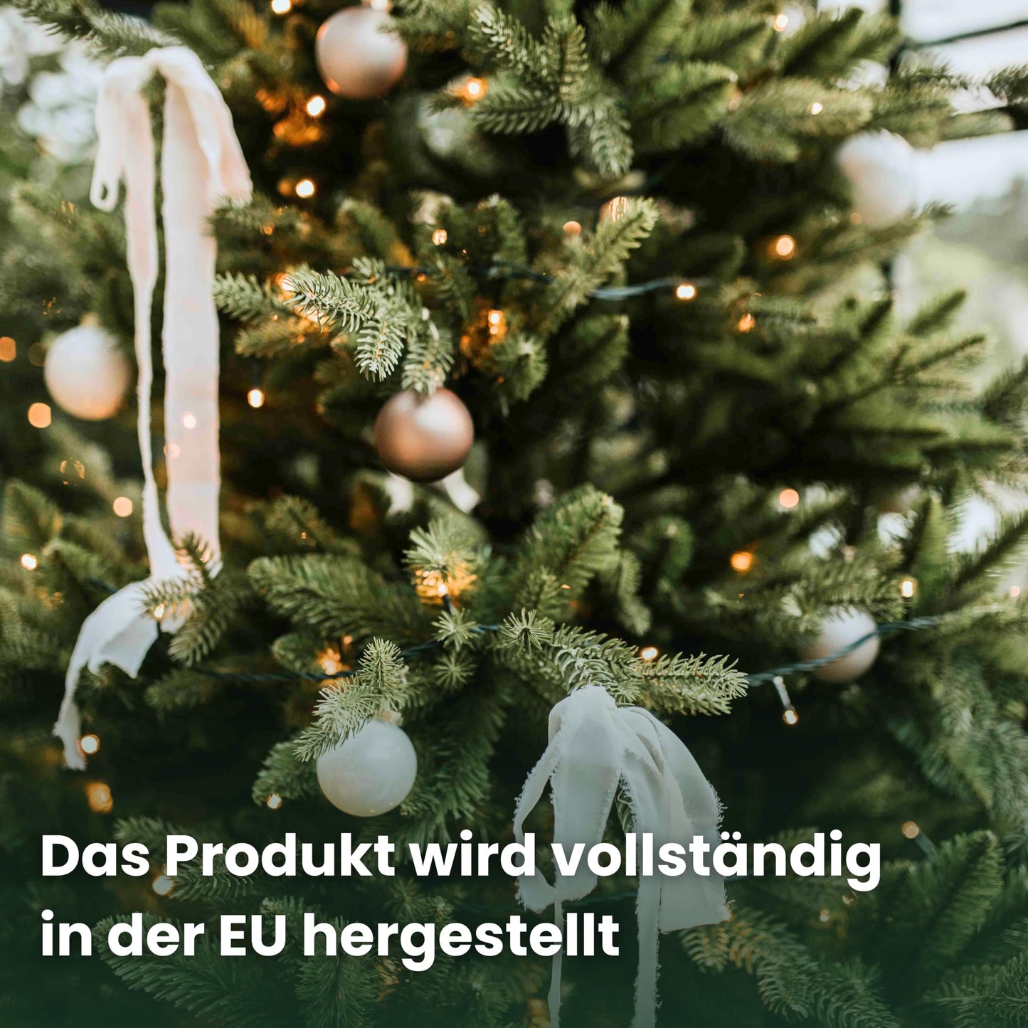 TreesHouse - Artificial Christmas Tree I Wooden Stand I Pine Tree I Branches Imitate Real Tree I Perfect Color I Dense Needles I Made in the EU