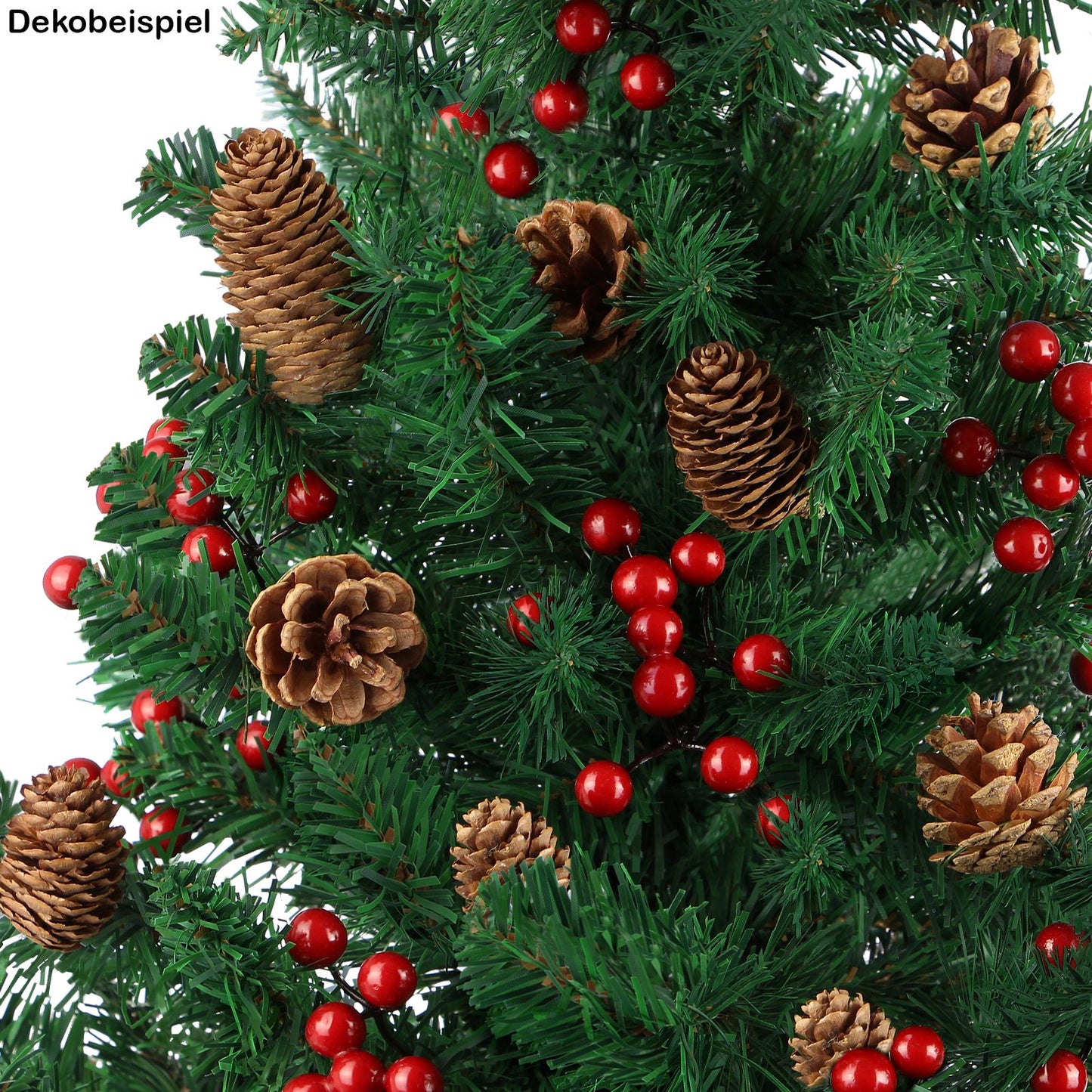 BB Sport Christmas Tree 180 cm Medium Green PVC Artificial Christmas Tree Folding Stand System