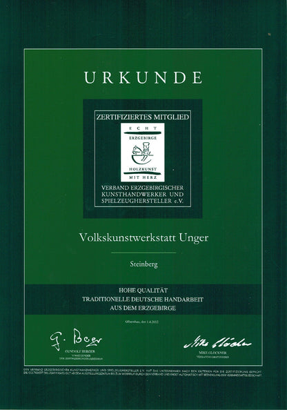 Table pyramid - tealight pyramid with Seiffen church - Genuine Erzgebirge® 1810