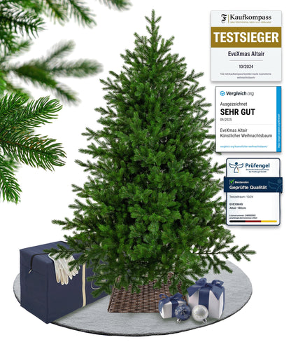 Altair Series artificial Christmas tree made from 100% die-cast.