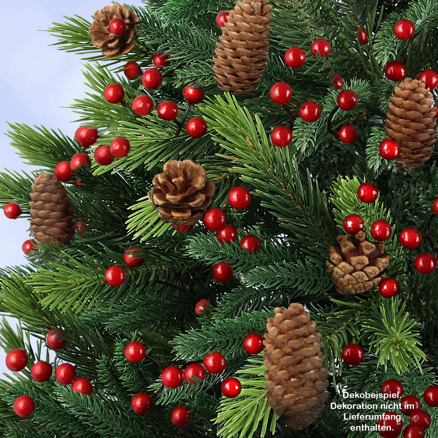 BB Sport Luxury Christmas Tree 150 cm Medium Green/Douglas Fir artificial Christmas tree PE/PVC injection molded mix fir tree stand