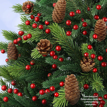 BB Sport Luxury Christmas Tree 150 cm Medium Green/Douglas Fir artificial Christmas tree PE/PVC injection molded mix fir tree stand