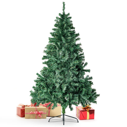 Xonic® Claus Artificial Christmas Tree Green - 5 sizes: 90-240cm - Realistic fir tree with metal stand - Dense and lifelike (Green, 210cm)